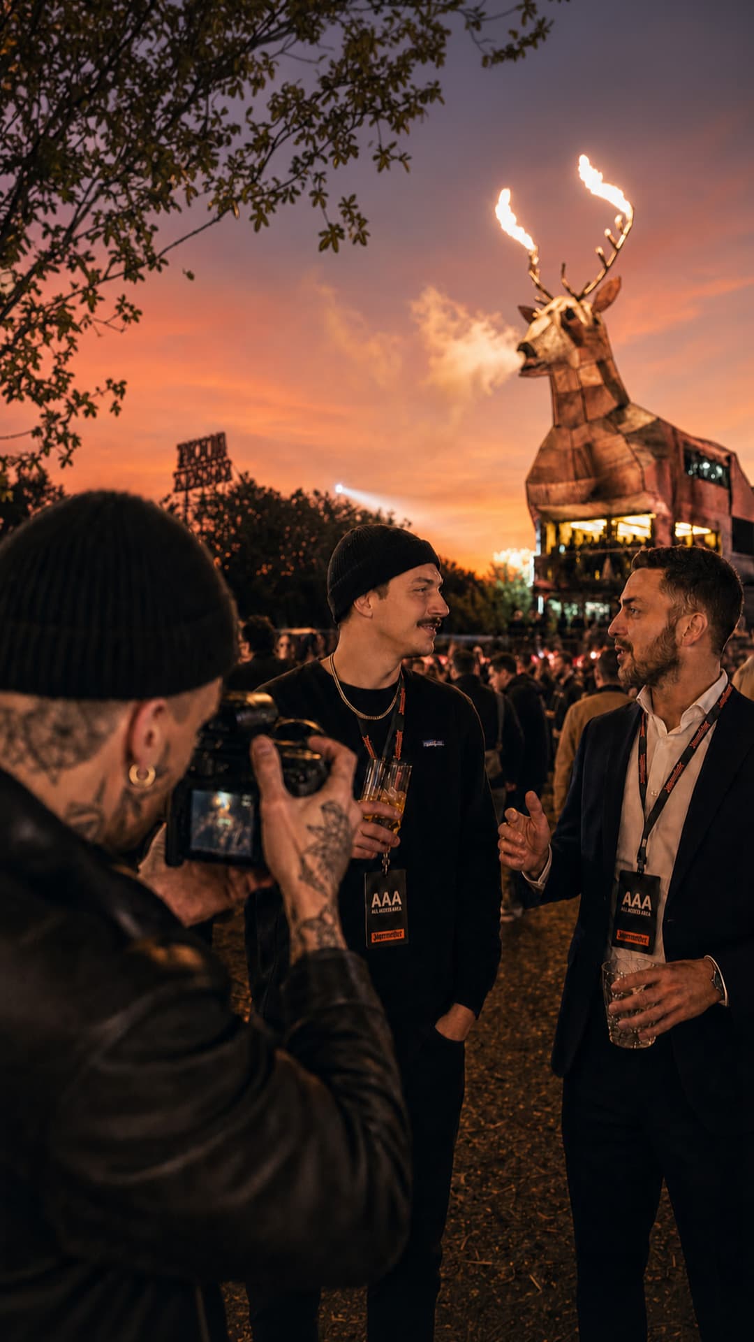 Fotograf im Einsatz